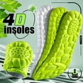 thumbnail image 2 of Plantillas de látex 4D con absorción de impacto para mujeres y hombres, almohadillas de masaje de alta elasticidad para zapatos, insertos suaves para deportes, cojines desodorantes para correr, 2 of 5