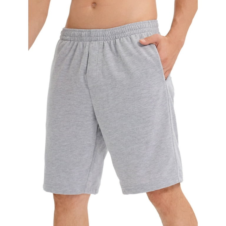 Men's Sweat Resistant Active Performance Shorts Cotton Short Elastic  Waistband Sleep Pajama Shorts Big and Tall Shorts, Size up to 3XL 