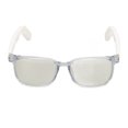 thumbnail image 3 of Gafas de sol inteligentes con sonido estéreo UV400, lentes polarizadas con altavoces abiertos para juegos, color blanco H2C, 3 of 10