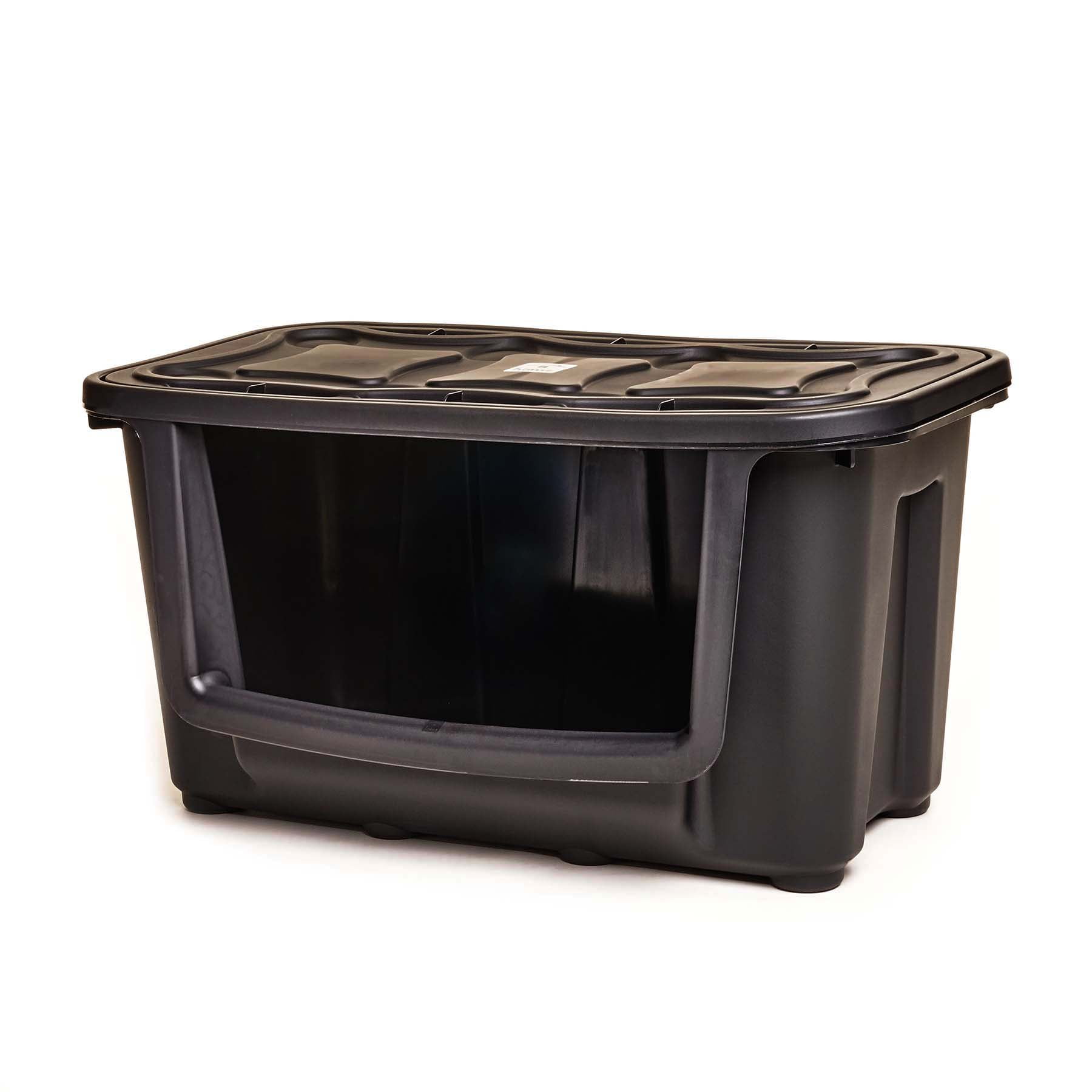 Mainstays Modular Storage Container, Black, Set of 2