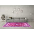 thumbnail image 3 of Ahgly Company Indoor Rectangle Medallion Pink Traditional Area Rugs, 8' x 12', 3 of 4