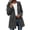 Brown, variant on Women's Cotton Fleece Lined Hooded Coat Double Sided Fleece Jacquard Loose Fit Winter Fall Warm Jacket Fuzzy Cozy Outwear with Pockets White 2XL