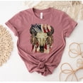 thumbnail image 1 of American Buffalo T-shirt Shirt Flag Top Love Tee Pray Gift National Park Bison T-shirts Wildlife Country Animal Lover, 1 of 3