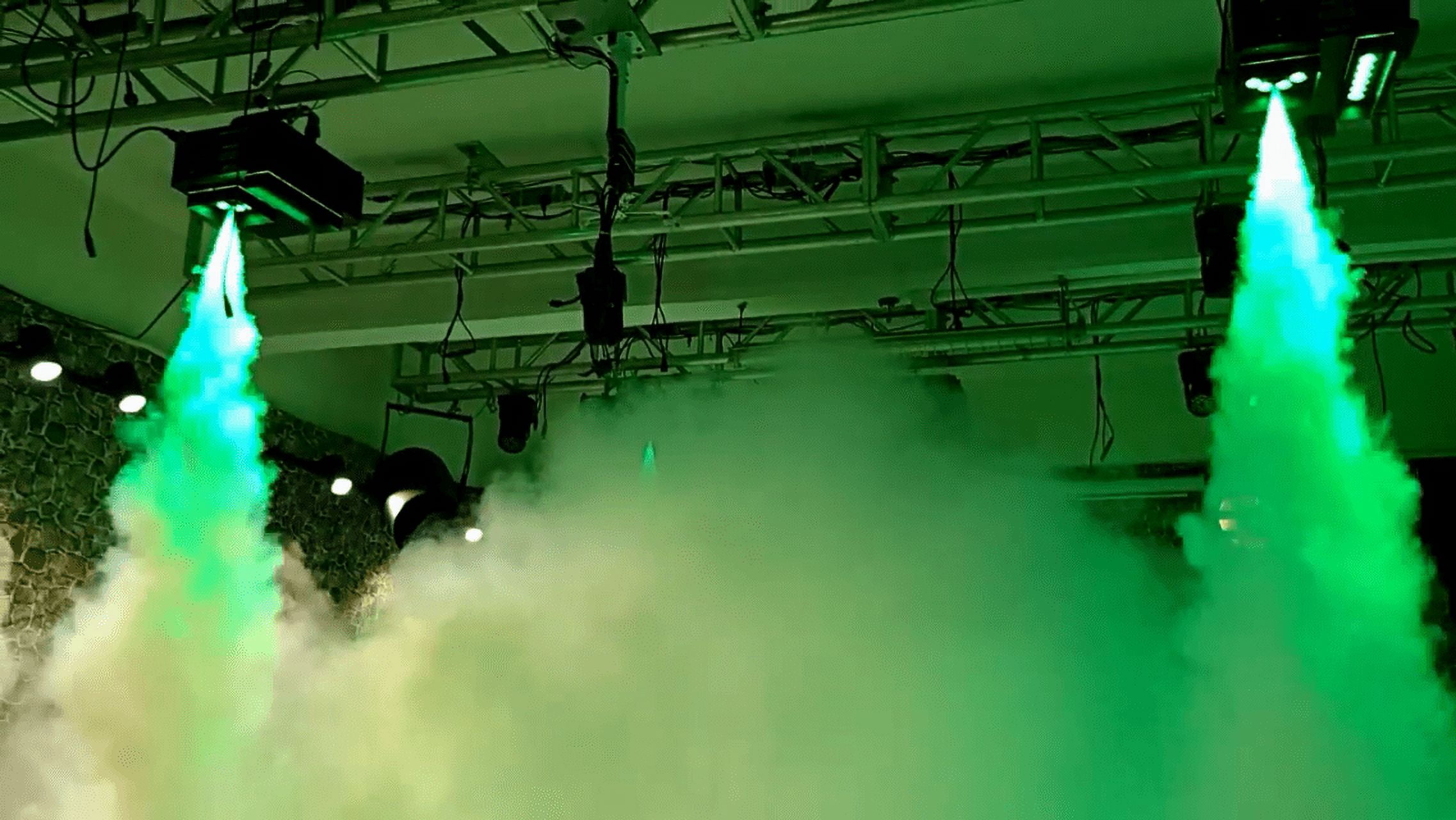 Jacmui Vertical Fog Machine 3000W Stage CO2 Jet High Velocity Led RGB Decor