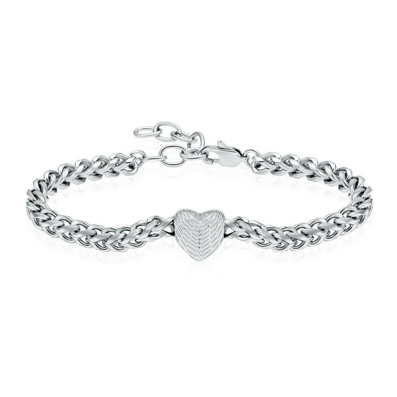 19-25cm Stainless Steel Heart Urn Pendant Chain Link Funeral Urns Bracelet Cremation Jewelry for Ashes Keepsake Memorial Jewelry