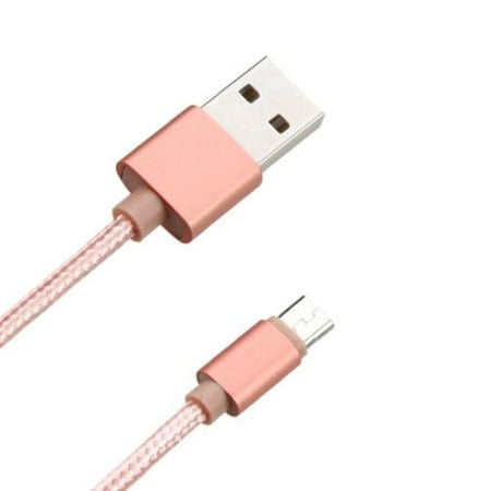 Insten 5' 5 ft Micro USB Cable Charge & Sync For Samsung Galaxy J7 J3 J1 2016 2015 On5 S7 S6 S5 S4 Core Grand Prime / LG G Stylo Vista Stylus X Style Optimus Zone 2 3 K7 K8 K8v K10 L70 L90 - Rose (Best Roses For Zone 5)