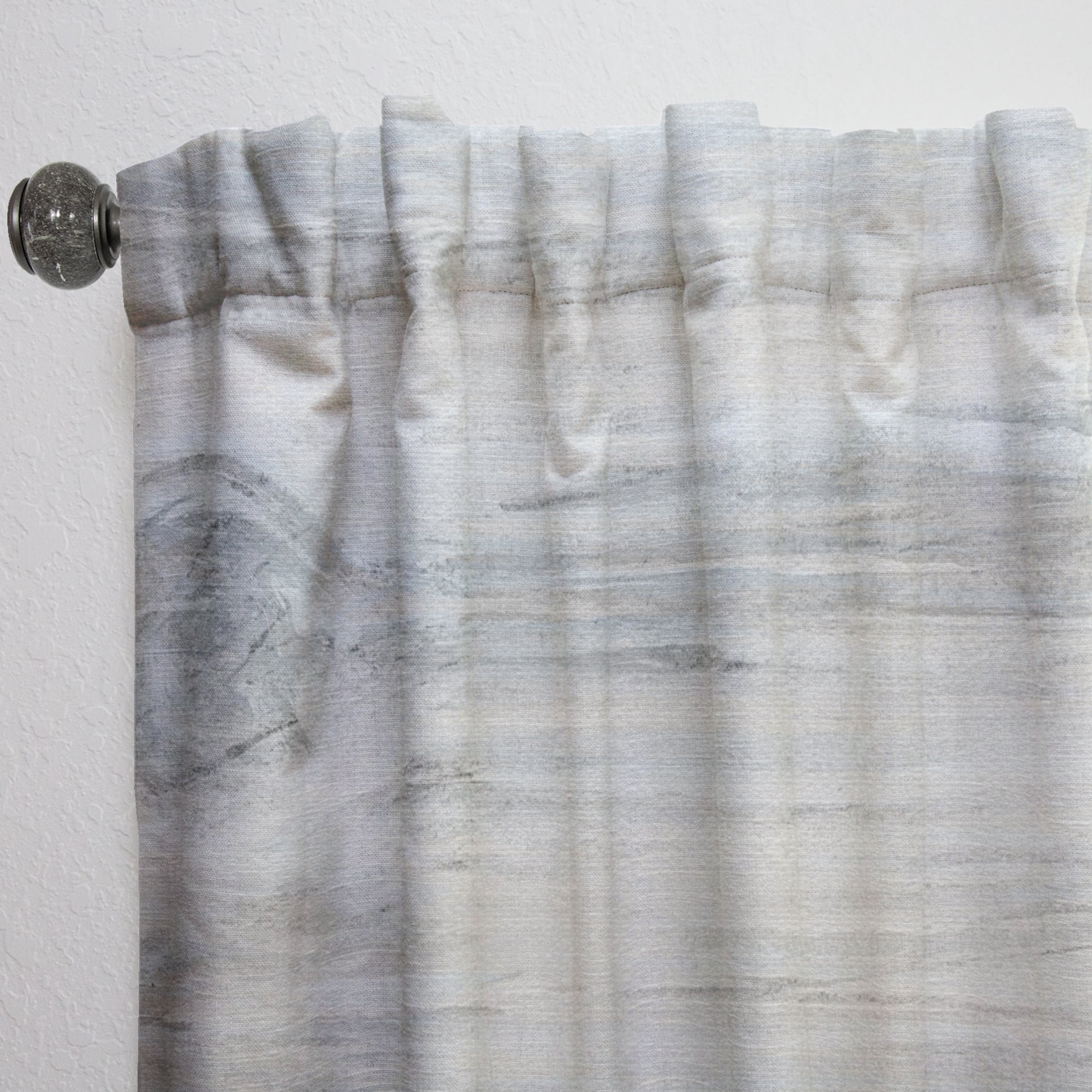 Designart 'Colorfields in Watercolor III' Modern Curtain Panel