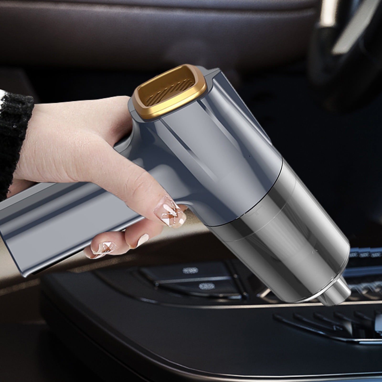 YZEGDCH ,Cordless Lightweight Vacuum Cleaners Mini Vacuum,Wireless Handheld Car Vacuum Cleaner Rechargeable,Strong Suction,3 In1 Buster & Blower & Hand Pump,Dry Use for Car,Keyboard