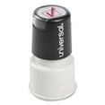 thumbnail image 2 of (2 pack) Pre-Inked/Re-Inkable Check Mark Round Message Stamp - Red, 2 of 6