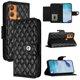 thumbnail image 1 of Rhombic Texture Leather Case For Oukitel C33, 1 of 5