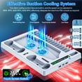 thumbnail image 2 of PS5 Cooling Stand with Controller Charger, OIVO 3 Levels Adjustable Fans Speed, PS5 Accessories for Playstation 5 Console with Headset Holder, 15 Game Slots, 2 of 6