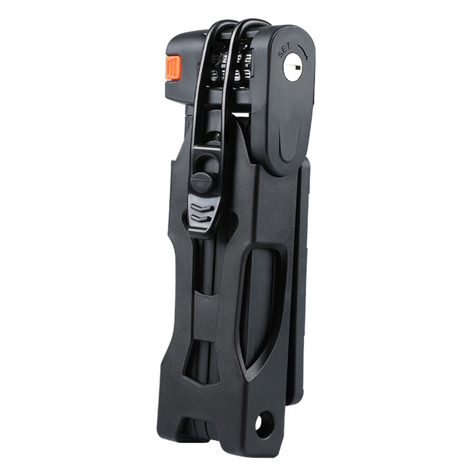 YIFAEUX Bicycle Combination Lock Heavy Duty Waterproof 4-Digits Resettable Folding Road Mountain Bike Anti-Theft Code Lock Cycling Bike Scooter Accessories