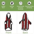 thumbnail image 3 of Uemuo USA Flag Cross for Winter Dog Hoodie Sweatshirts with Pockets Warm Dog Clothes for Small Dogs Chihuahua-Small, 3 of 8