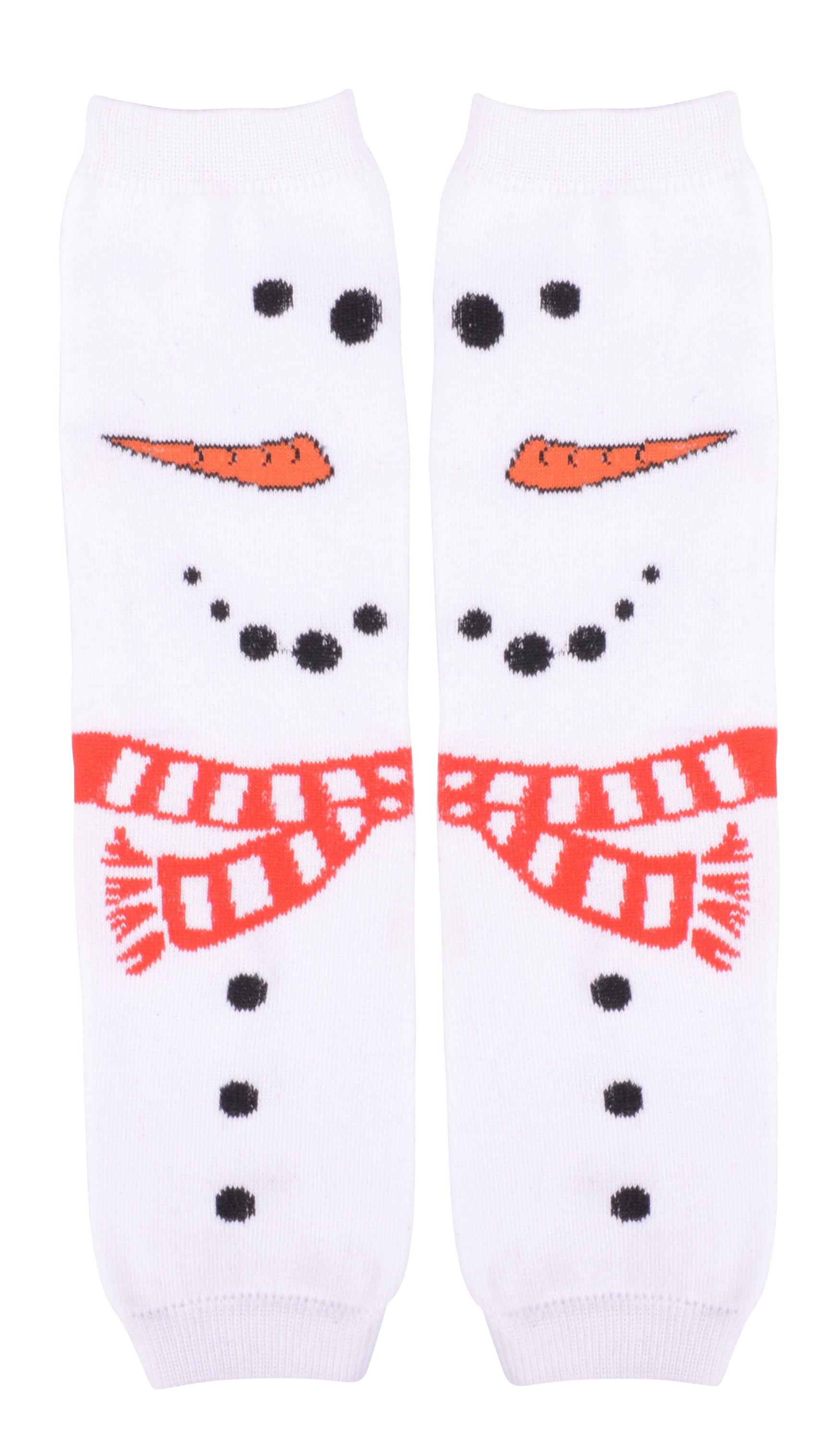 Snowman Holiday Cotton Baby Toddler Cozy Arm Leg Warmers Leggings Kids Socks OS 