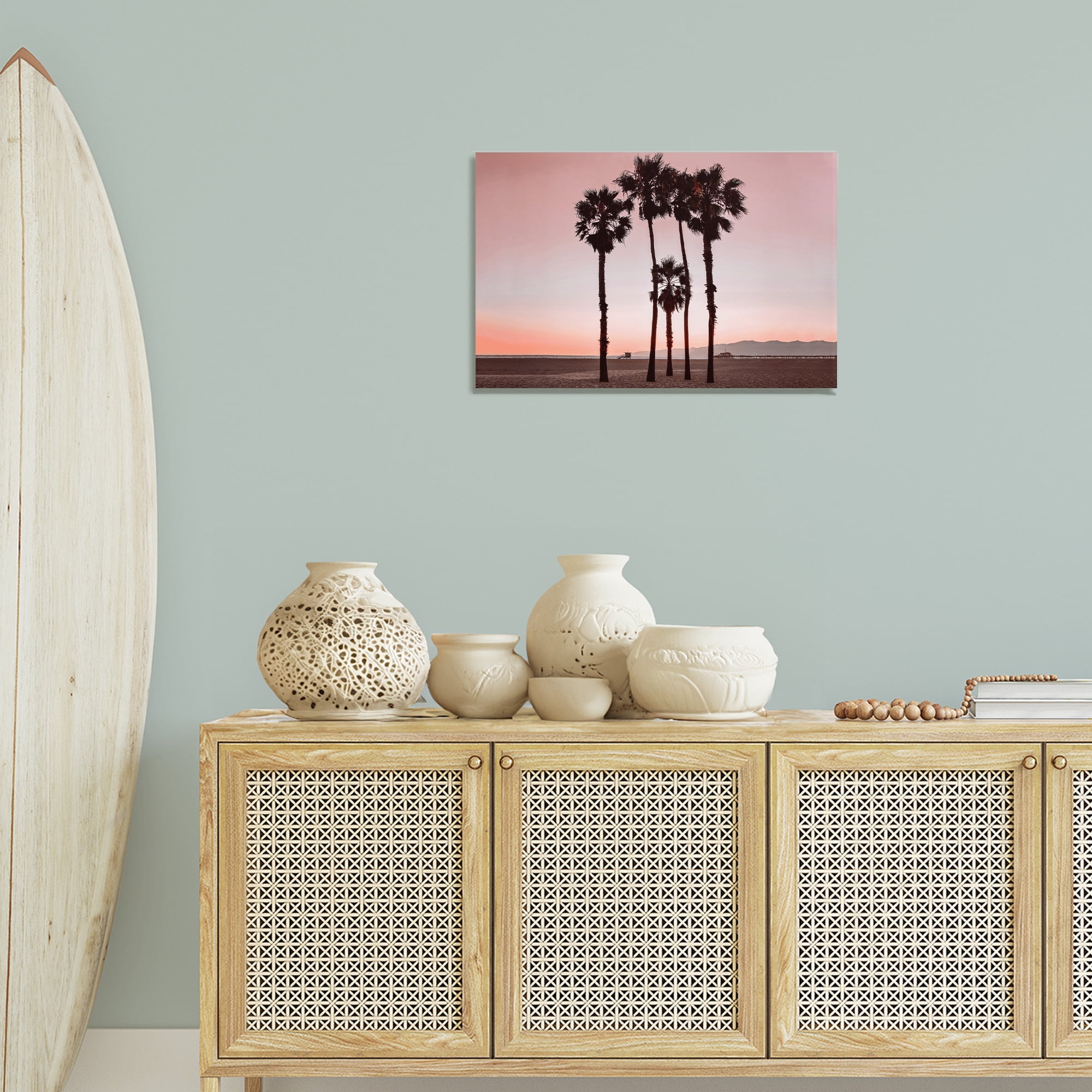 Stupell Industries Cluster of Palm Trees Nautical & Beach Photography Wrapped Canvas Art Print Wall Art, 24 x 16