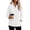White, variant on Women's Long Sleeved Coat Baeitkot Women's Fashion Women's Cardigan Coat Zipper Pocket Long Sleeved Top Coat Black XL