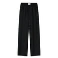 thumbnail image 5 of ManxiVoo Pull On Pants for Women Easy Dressing Trousers with a Streamlined Silhouette for All-Day Wear XL Size Black, 5 of 8
