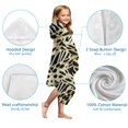 thumbnail image 7 of Zebra and Leopard Print Pattern Hooded Bath Towel，50"x30" for Ages 3 To 12 Kids, Quick Dry Lightweight Soft Microfiber Hood Beach Towel Cover Up for Kids, 7 of 7