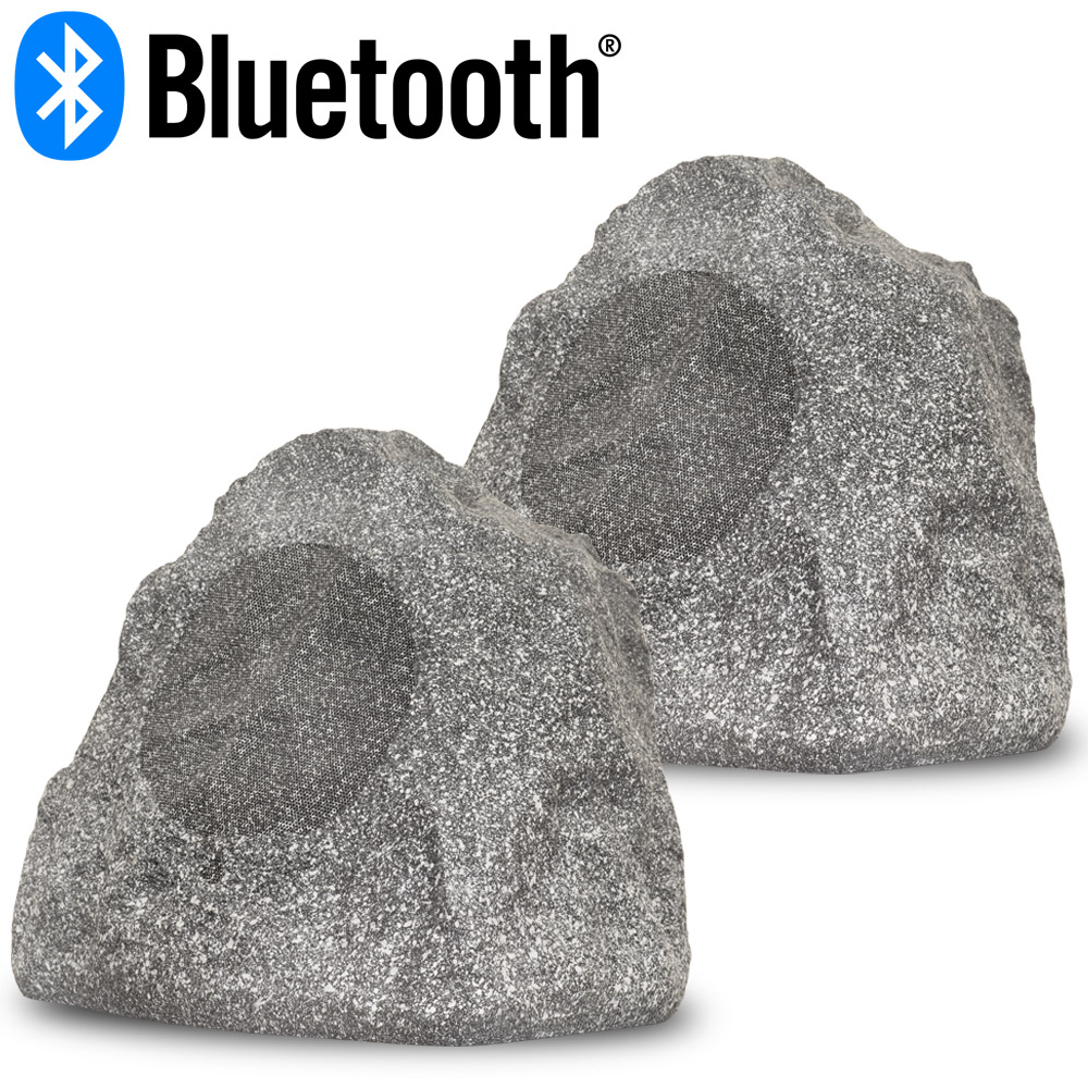 Acoustic Audio RSG8BT Powered Bluetooth Indoor or Outdoor Granite 8