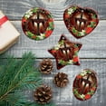 thumbnail image 5 of Ceramic Christmas Tree Ornaments, Jesus Christian Cross Christmas Hanging Ornament With Ribbon, Christmas Gifts - Oval, 1 Pcs, 5 of 6