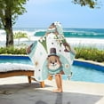 thumbnail image 6 of Cute Cartoon Groundhog Kids Hooded Beach Towel Baby Bath Poncho Towels with Hood Absorbent 50"x23.5" for Pool Swimming, 6 of 7