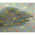 thumbnail image 4 of oneOone Viscose Chiffon Fabric Lemon Slice Vegetable Print Fabric by The Yard 42 Inch Wide, 4 of 4