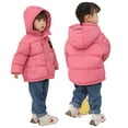 thumbnail image 5 of Godderr Toddler Boys Girls Winter Down Coats Hooded Puffer Coat for Kids Baby Warm Outerwear Lightweight Long Sleeve Jacket Coat for 2-12Y, 5 of 5