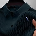 thumbnail image 4 of Breeze Polo Shirts for Men Short Sleeve Beer Belly Collared Textured Shirt Stretchy Quick Dry Golf Casual Cool Tops, XL, 4 of 6