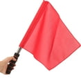Tersarium 2Pcs Referee Football Soccer Flags Race Conducting Flags