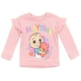 thumbnail image 4 of CoComelon JJ Infant Baby Girls Sweatshirt and Jogger Pants Set Infant to Toddler, 4 of 5