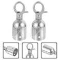 thumbnail image 4 of MOVTOTOP 1 Set Of Stainless Steel Cord End Snap Hook Rope End Caps Guardrail Rope Connector Metal Wire End Caps Cord End Stopper Rope End Hook, 4 of 7