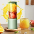 thumbnail image 2 of Fiudx Exprimidor Portátil Inalámbrico, Motor Potente, Licuado de Alta Eficiencia, Elegante Cuerpo de Vidrio, Fácil Limpieza, Capacidad de 300 Ml, Ideal para Uso En Casa o En La Oficina., 2 of 7