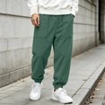 thumbnail image 2 of Men Corduroy -Lined Joggers Casual Winter Sweatpants, 2 of 4