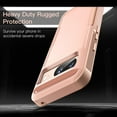 thumbnail image 4 of JETech Case for Google Pixel 8 6.2-Inch 2023, Heavy Duty Dual-Layer Protection, Rugged Tough Shockproof Phone Cover with Matte Design (Rose), 4 of 6