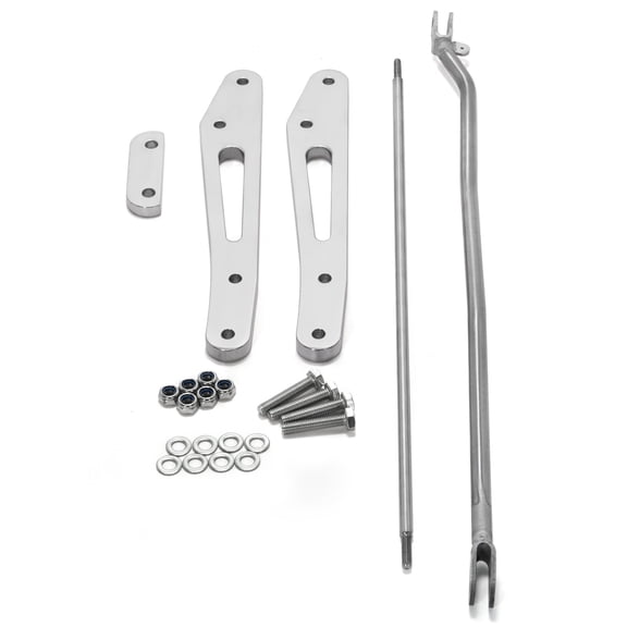 Billet Aluminum Polished 8" Forward Control Extensions for Honda Shadow ACE 750