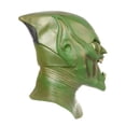 thumbnail image 2 of Máscara de duendes verdes para cosplay de Halloween, casco de látex, 2 of 4
