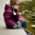 thumbnail image 2 of EvridWear Boys Girls Magic Stretch Gripper Gloves 3 Pair Pack, Kids Winter Warm Gloves(Hi Bye, M/6-8 Years), 2 of 7