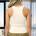 thumbnail image 6 of Lullu Girls Athletic Racerback Tank Top Casual Solid Crewneck Sleeveless Shirt, Sizes 4-14, 6 of 8