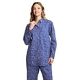 thumbnail image 1 of Jockey Women's Cotton Poplin Long Sleeve Button Up, 1 of 7