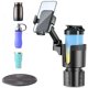 thumbnail image 1 of Soporte para taza de teléfono para coche, 2-1 universal multitaza expansor de soporte para teléfono con goma para botellas de bebidas y teléfono se adapta a todos los teléfonos móviles, 1 of 5