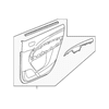 Genuine OE Acura Door Trim Panel - 83701-TYR-A32ZA