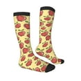 thumbnail image 3 of Balery Apple Fun Novelty Socks Men'S Women'S Crew Socks Funny Crazy Novelty Socks Quirky And Cool Socks, 3 of 9