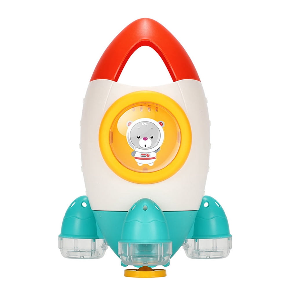 Baby Bath Rocket Toy Children's Plastic Safe Fun Water Toy for Making