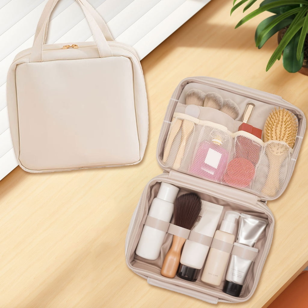 Toiletry Bag Travel Bag with Hanging Hook,Water Resistant Makeup Cosmetic Bag Travel Essential Travel Organizer Bag