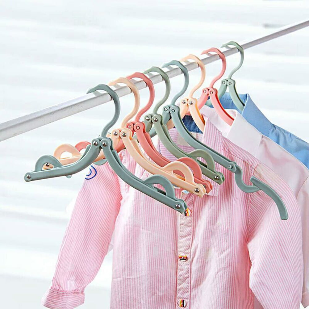 5/10PCS Kids Clothes Hanger Racks Portable Display Hangers Plastic