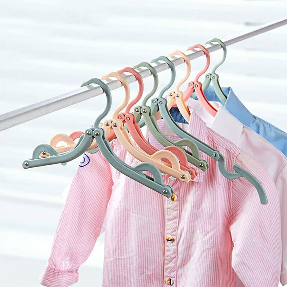 5/10PCS Kids Clothes Hanger Racks Portable Display Hangers Plastic