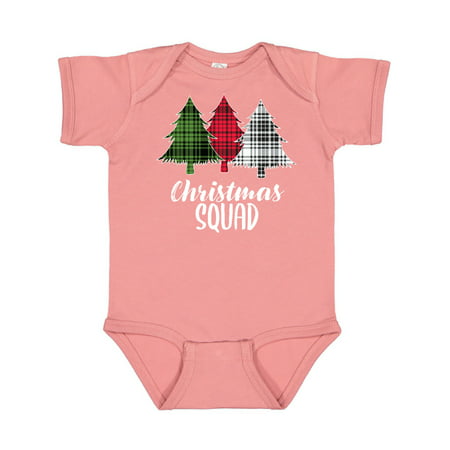 

Inktastic Christmas Squad with Plaid Trees Gift Baby Boy or Baby Girl Bodysuit
