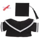 thumbnail image 4 of BRIGHTFUFU 1 set Bear Doll Graduation Gown and Cap Set lindo traje de graduación de animales de peluche de felpa para ceremonias de graduación fiestas y fotos, 4 of 7