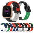thumbnail image 2 of Flmtop Watch Band Quick Release Waterproof Silicone Contrast Color 20mm Smart Watch Strap Replacement for Garmin Venu SQ for Vivoactive 3/245, 2 of 10