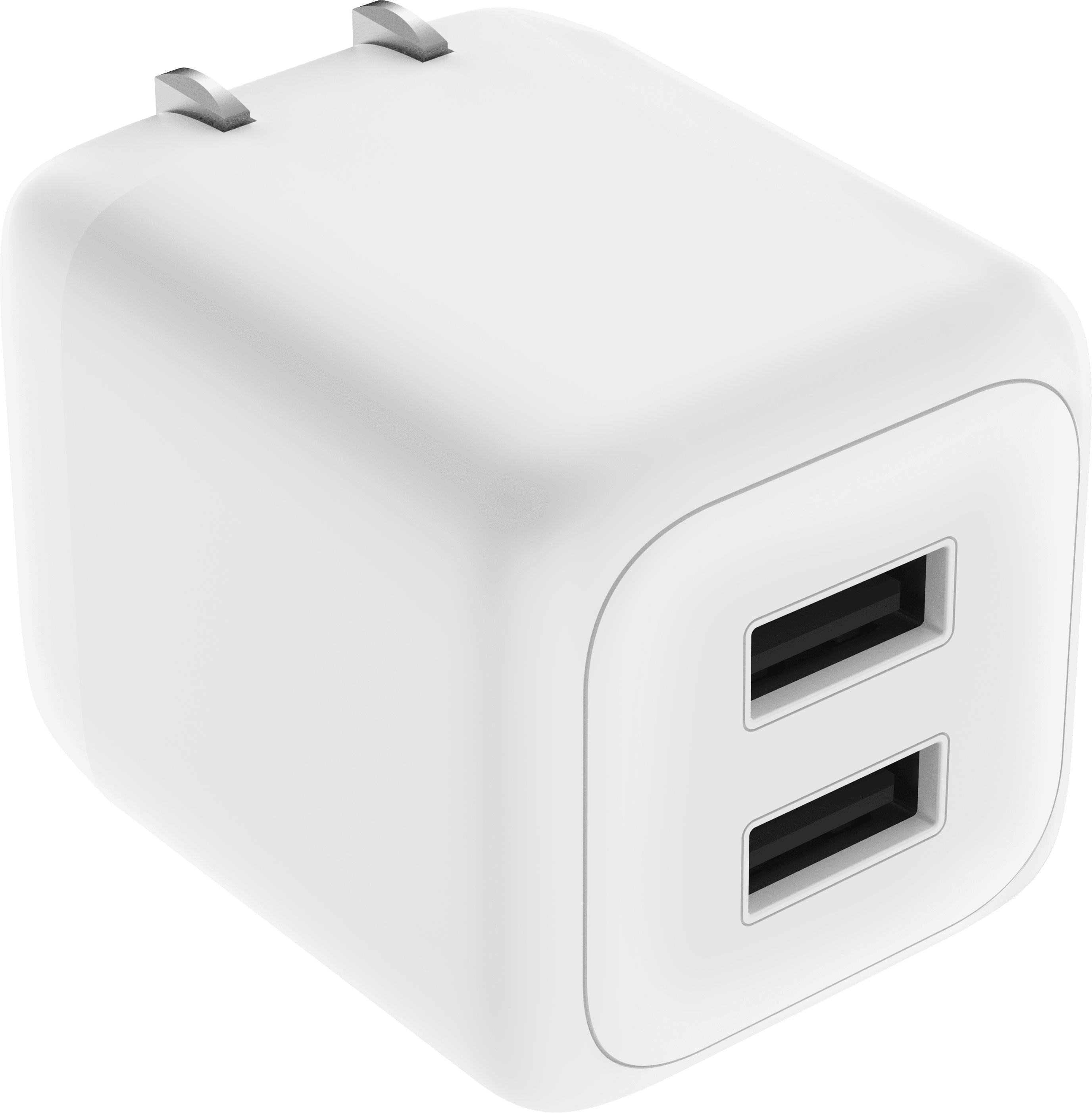 (5 pack) ONN. 24W WALL CHARGER WITH C-A CABLE WHT